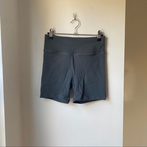 AMERICAN APPAREL Nylon Spandex Grey Bike Shorts